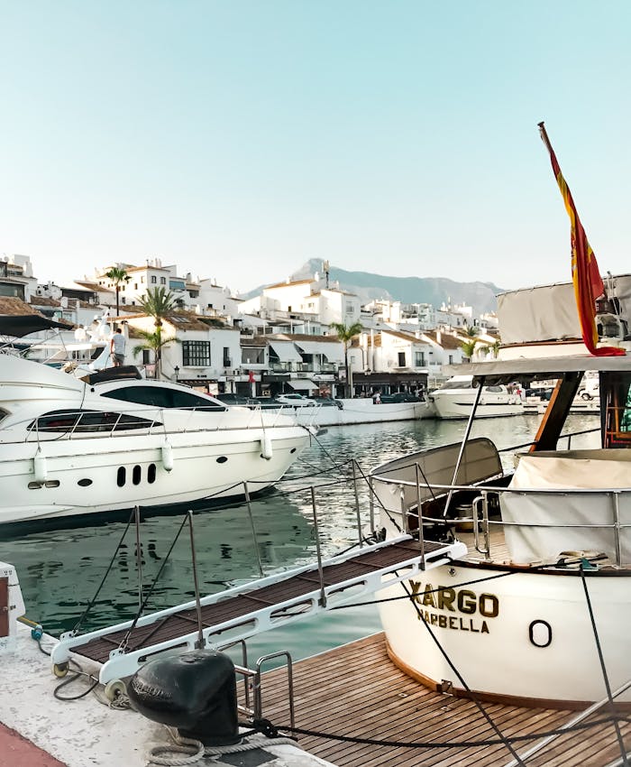 View of Yachts at Marina